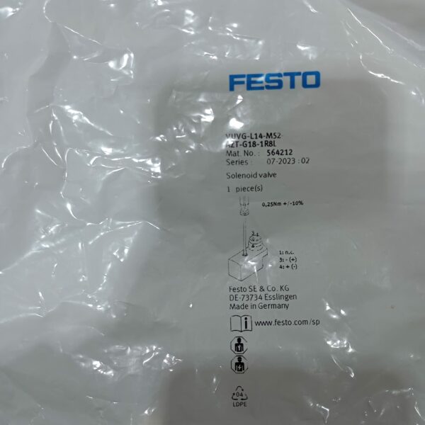 FESTO 564212.L14.M52.MT.G18.1R8L.N2 - immagine 2