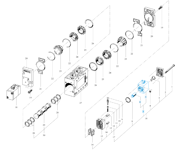 FESTO 119807 Ricambi pneumatici