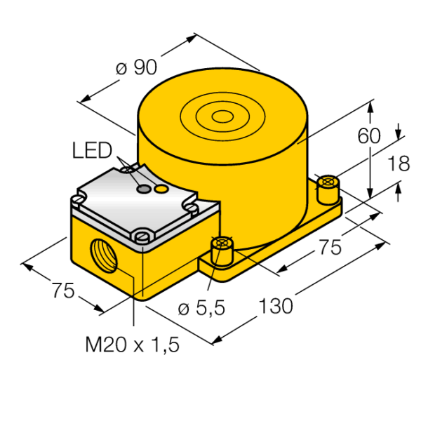 TURCK NI60K90SRVP4X2 Ricambi elettrici e automazione