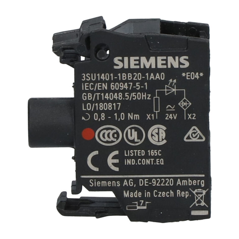 SIEMENS 3SU14011BB201AA0 Ricambi elettrici e automazione
