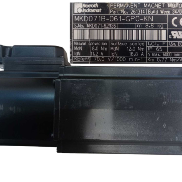 BOSCH REXROTH MKD071B061GP0KN Ricambi pneumatici