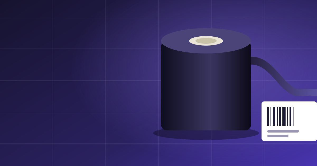 Rotolo di ribbon a trasferimento termico prodotto da SpareAutomation